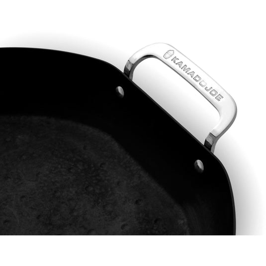 Kamado joe karbon steel paella pan bak- braadpan