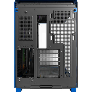 Montech king 95 midi tower behuizing (blauw | 2x usb-a | 1x usb-c | rgb | tempered glass)