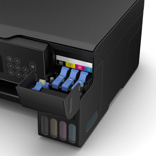 Epson ecotank et-2871 a4 multifunctionele wi-fi-printer met inkttank all-in-one inkjetprinter (zwart, scannen, kopiëren, wi-fi, inclusief tot 3 jaar inkt)