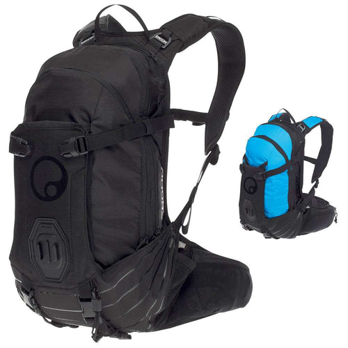 Ergon BA2 Zwart - Compacte AllMountain rugzak voor actiecamera's, verstelbaar draagsysteem, 10L capaciteit