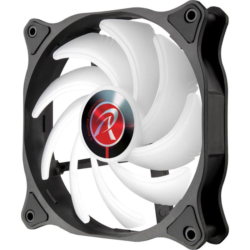 Load image into Gallery viewer, Raijintek eos 12 rbw add-2 rgb case fans (zwart, 2 stuks, 120 x 120 x 25 mm, pwm)

