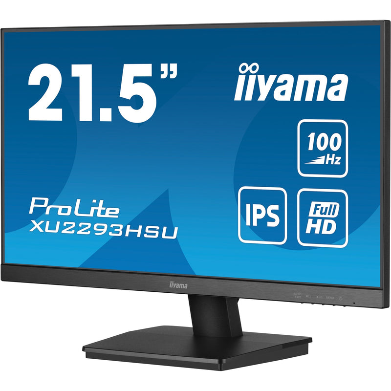 Load image into Gallery viewer, Iiyama prolite xu2293hsu-b7 21.5 monitor (zwart, hdmi, displayport, 2x usb-a, usb-b)
