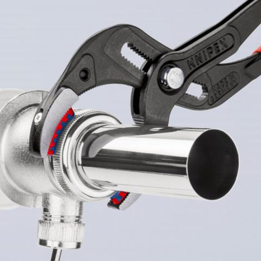 Knipex sifon en connectorentang 81 11 250 zweedse- waterpomp-tang (rood, 25 instelposities)