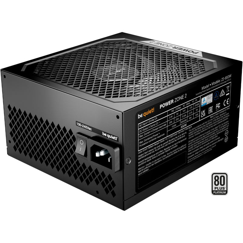 Load image into Gallery viewer, Be quiet! power zone 2 modulaire 850 watt voeding (zwart, 1x 12v-2x6, 3x pcie)
