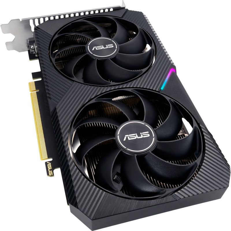 Load image into Gallery viewer, Asus geforce rtx 3050 dual v2 8gb gddr6 grafische kaart (lite hash rate, 1x displayport, 1x hdmi 2.1, dvi-d)
