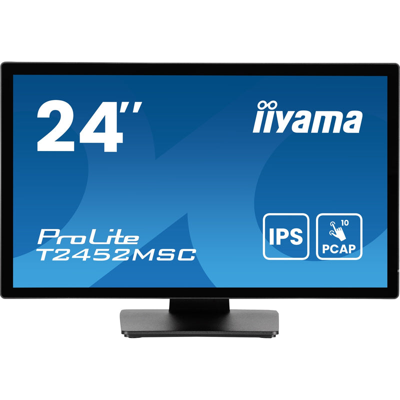 Load image into Gallery viewer, Iiyama prolite t2452msc-b1ag 23.8 touchscreen monitor (zwart, hdmi, displayport, 2x usb-a)
