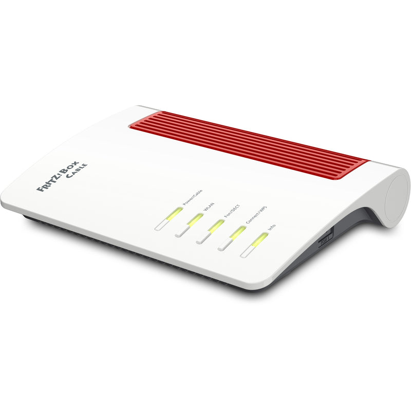 Load image into Gallery viewer, Fritz! box 6660 cable international router (wit rood, mesh wi-fi)
