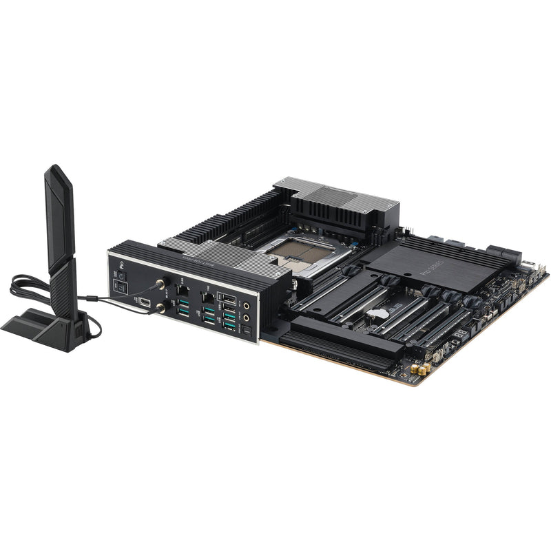 Load image into Gallery viewer, Asus pro ws trx50-sage wifi socket str5 moederbord (zwart grijs, raid, 10gb-lan, 2.5gb-lan, wi-fi 7, bt, sound, ceb)
