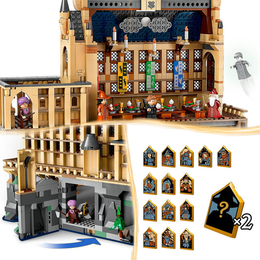 Lego harry potter - kasteel zweinstein: de grote zaal constructiespeelgoed (76435)