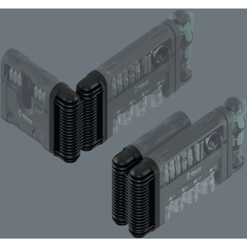 Load image into Gallery viewer, Wera tool-check modular set imperial 1, 50‑delig bitset (zwart groen)
