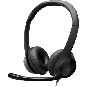 Headset logitec h390 usb zwart