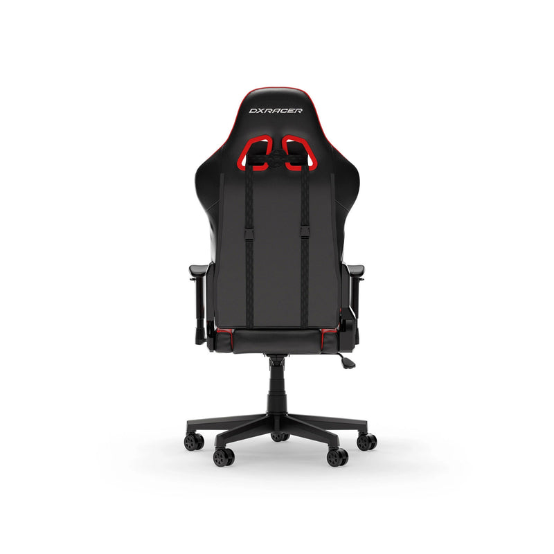 Afbeelding laden in galerijviewer, Dxracer prince l black red pvc leather gamestoel (zwart rood)
