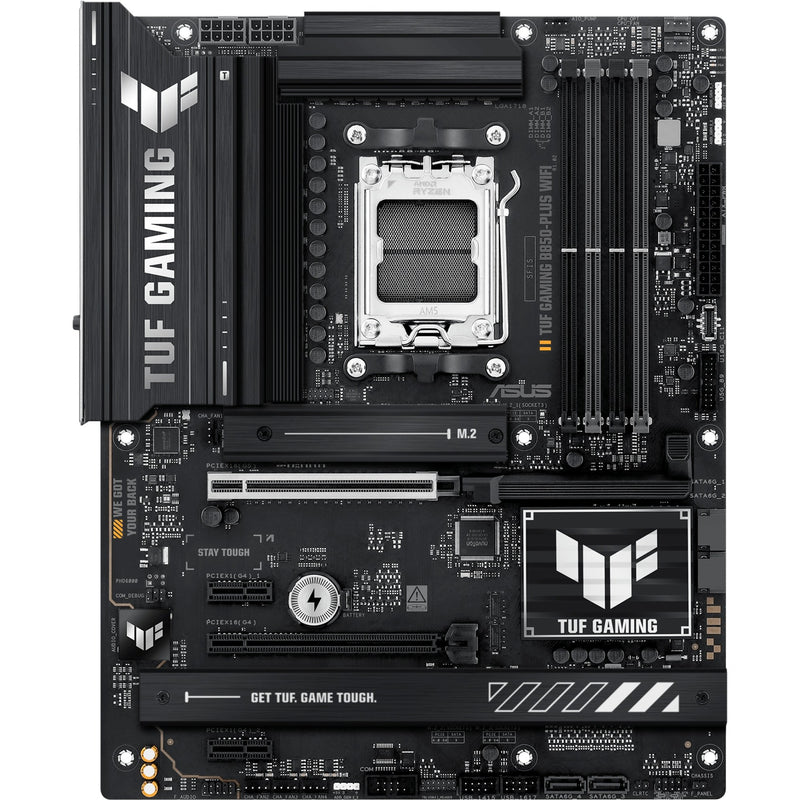 Afbeelding laden in galerijviewer, Asus tuf gaming b850-plus wifi socket am5 moederbord (raid, 2.5gb-lan, wi-fi 7, bt, sound, atx)
