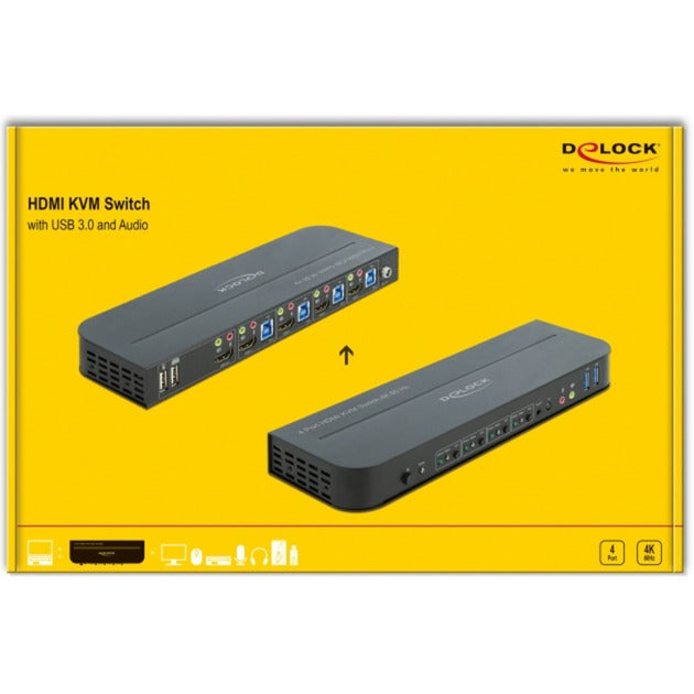 Load image into Gallery viewer, DeLOCK HDMI KVM-switch 4K 60 Hz met USB en audio
