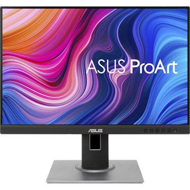Asus proart display pa248qv 24 monitor (zwart zilver, hdmi, displayport, vga, 4x usb-a 3.2 (5 gbit s))