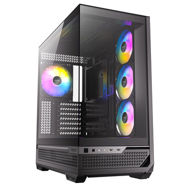 Antec c7 argb midi tower behuizing (zwart | 2x usb-a | 1x usb-c | tempered glass)