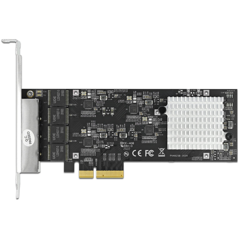 Load image into Gallery viewer, Delock pci express x4 naar 4 x rj45 2,5 gbe netwerkadapter
