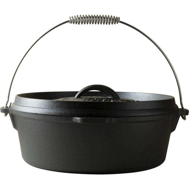 Afbeelding laden in galerijviewer, The windmill dutch oven 6 qt zonder pootjes kookpan (zwart, ø 31,5 cm | 5.9 liter)
