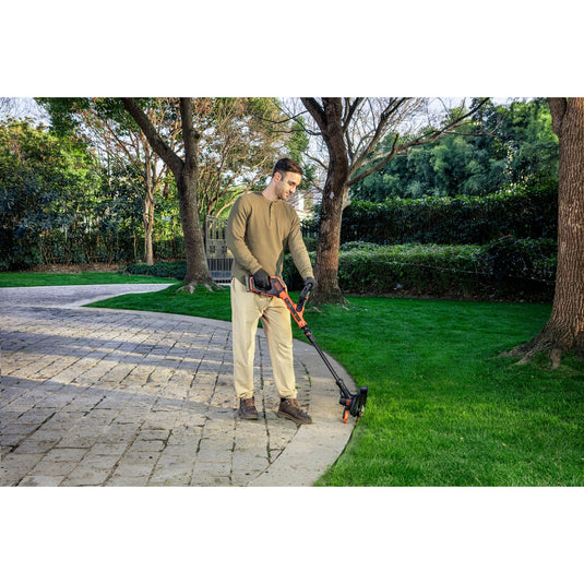 Black+decker 18v afs grastrimmer met accu (zwart oranje, 28 cm accu inbegrepen)