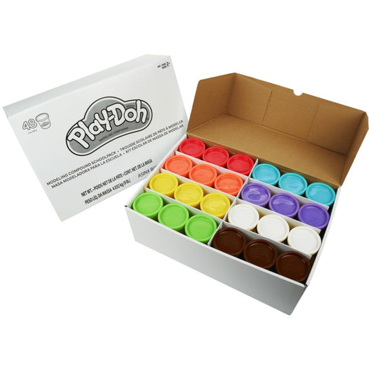 Hasbro play-doh modeling compound schoolpack klei (48 stuks)