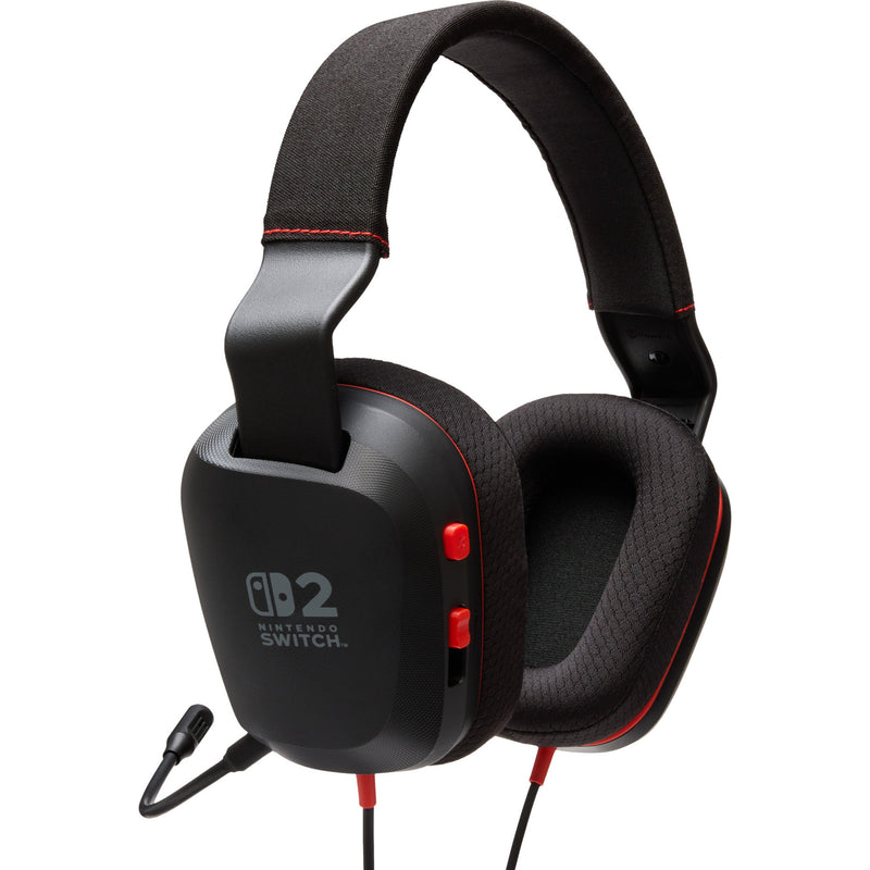 Load image into Gallery viewer, Powera bedrade stereoheadset voor nintendo switch 2 over-ear gaming headset (zwart rood, nintendo switch 2, nintendo switch – oled model, nintendo switch, nintendo switch lite)
