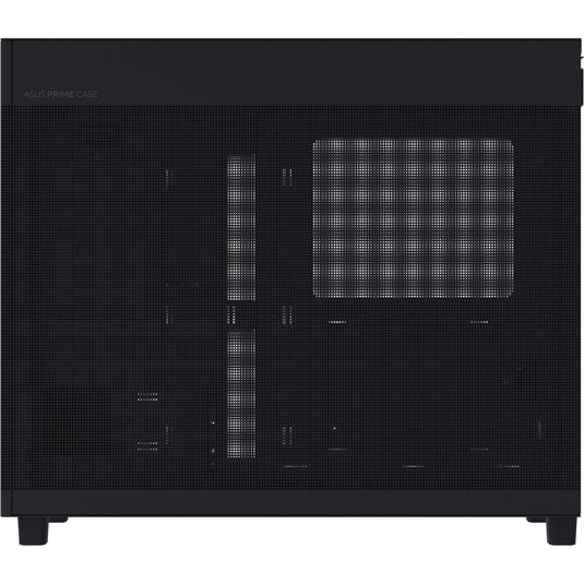 Asus prime ap303 - mesh panel midi tower behuizing (zwart | 2x usb-a | 1x usb-c)