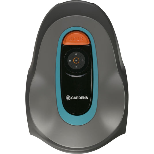 Gardena robotmaaier sileno minimo 250 (grijs turquoise, 250 m², li-ion accu + basisstation inbegrepen, bluetooth)