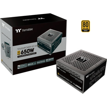 Thermaltake toughpower gf a3 gold - tt premium edition modulaire 650 watt voeding (zwart, 4x pcie)