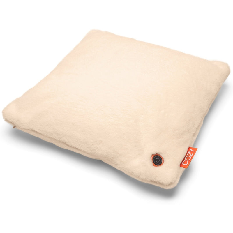 Load image into Gallery viewer, Cozy una teddy 45 x 45 cm draadloos warmtekussen (lichtbeige, powerbank 5000 mah)
