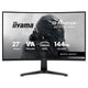 Iiyama g-master black hawk g2471hs-b1 27 curved gaming monitor (zwart, hdmi, displayport, usb, audio, amd free-sync, 144 hz)