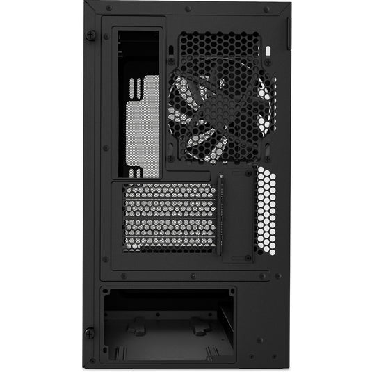 Nzxt h3 flow midi tower behuizing (zwart (mat) | 1x usb-a | 1x usb-c | tempered glass)