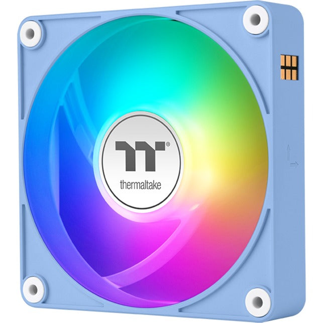 Load image into Gallery viewer, Thermaltake ct120 ex argb sync pc cooling fan hydrangea blue (3-fan pack) case fans (lichtblauw, 3 stuks, 120 x 120 x 25 mm, pwm)
