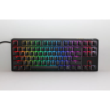 Ducky one 3 classic tkl rgb mechanisch toetsenbord (zwart, us lay-out (qwerty), cherry mx speed silver, 80% (tkl), rgb leds, double-shot pbt, hot-swappable, quack mechanics)