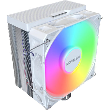 Montech nx400 argb cpu-koeler (wit, 4-pin pwm)