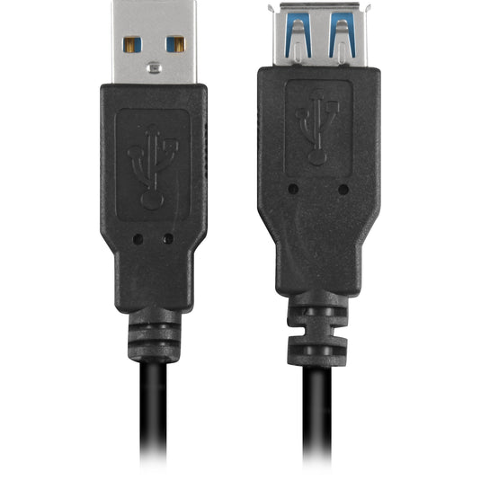 Sharkoon usb 3.0 verlengkabel (zwart, 1 meter)