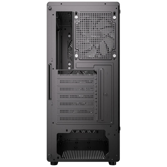 Antec vx320 argb midi tower behuizing (zwart | 3x usb-a | tempered glass)