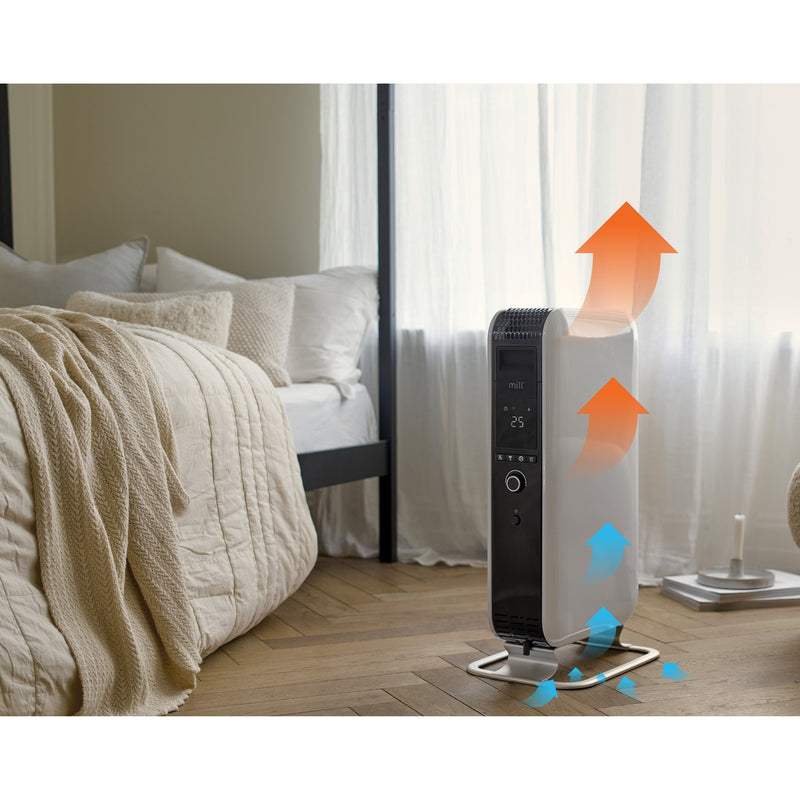 Load image into Gallery viewer, Mill gentle air wifi olieradiator oil2000wifi3 black (wit zwart, 2000w)
