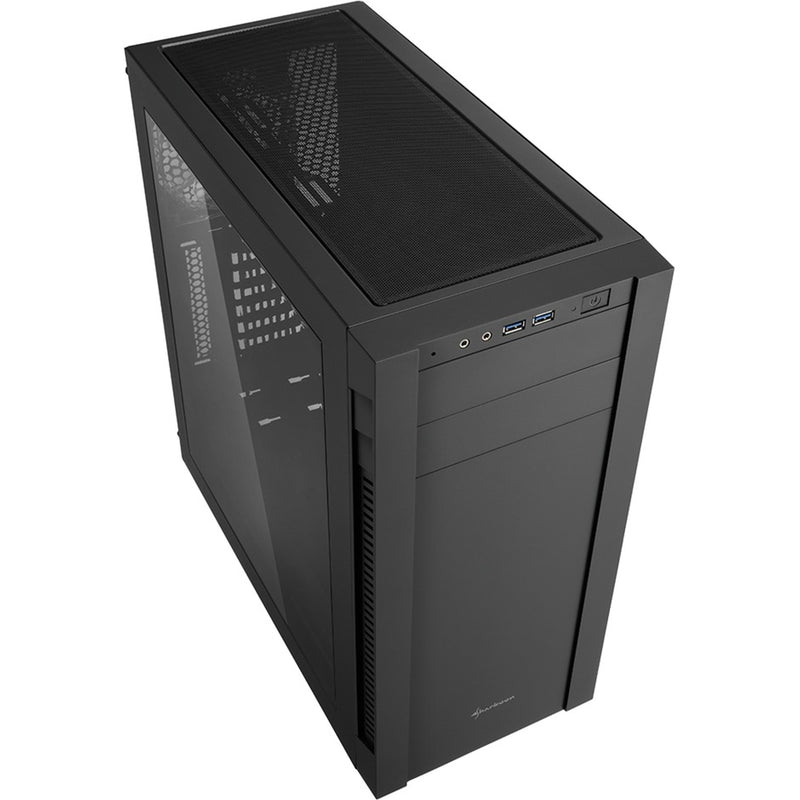 Load image into Gallery viewer, Sharkoon s25-w midi tower behuizing (zwart | 2x usb-a | window)
