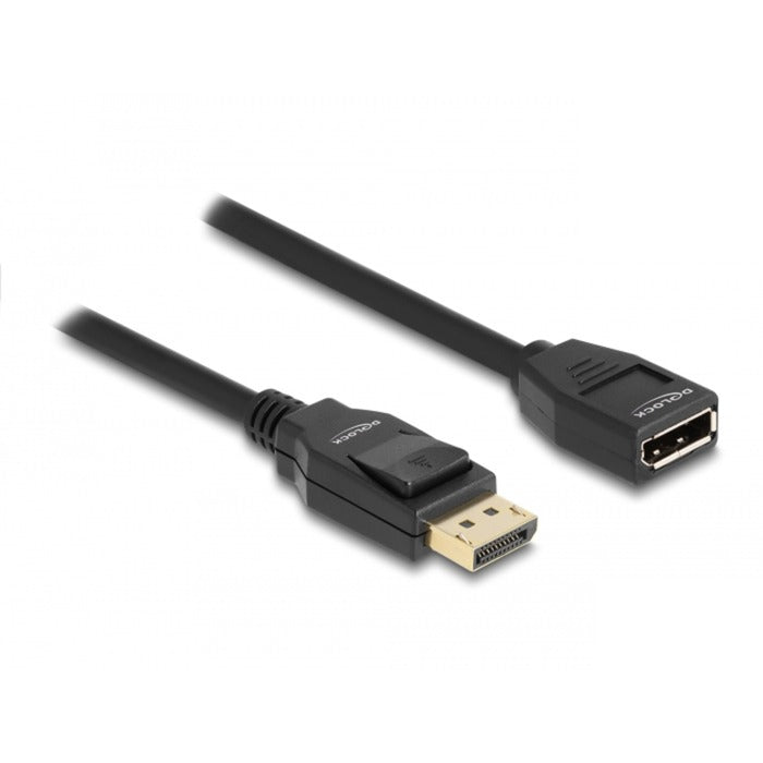 Load image into Gallery viewer, Delock displayport 1.2 verlengkabel (zwart, 2 meter, 4k 60 hz)

