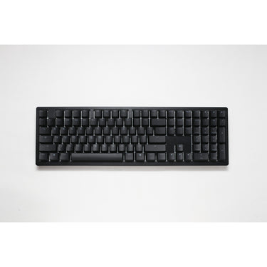 Ducky zero 6108 classic black rgb mechanisch gaming toetsenbord (zwart, us lay-out (qwerty), cherry mx2a blue, 100%, rgb leds, double-shot pbt, hot swap, 2.4ghz | bluetooth | usb-c)