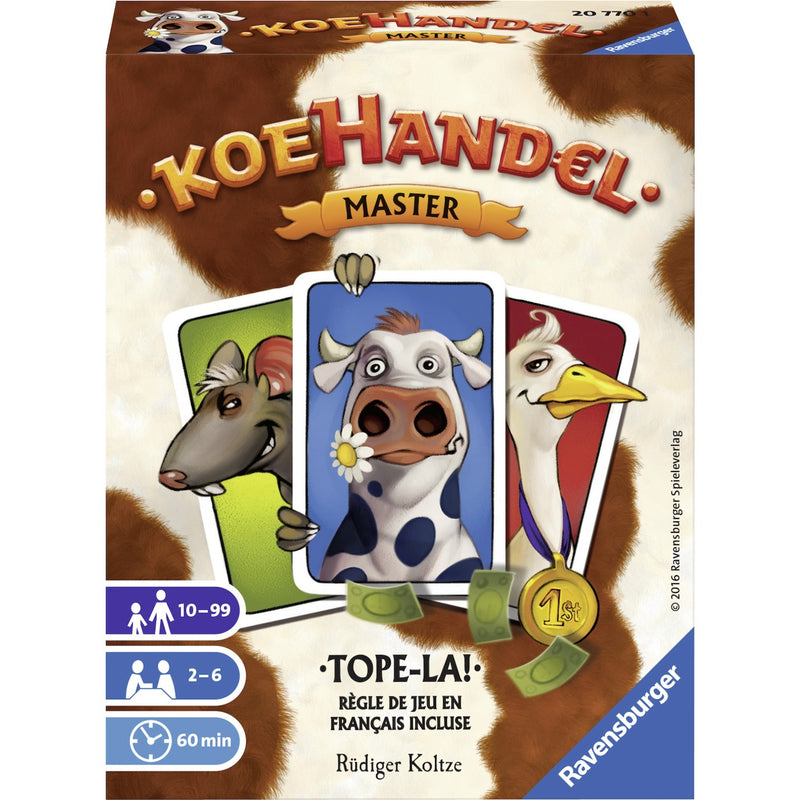 Load image into Gallery viewer, Ravensburger koehandel master kaartspel (nederlands, frans, 2 - 6 spelers, 60 minuten, vanaf 10 jaar)
