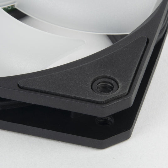Silverstone air slimmer 120 argb case fan (zwart transparant, 120 x 120 x 15 mm, pwm)