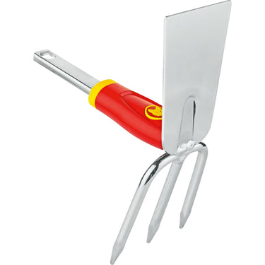 Wolf-garten multi-star il-m 3 dubbelhak schoffel (rood geel)