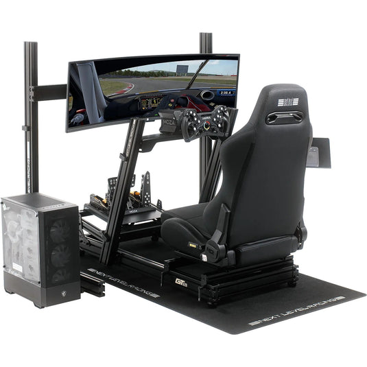 Next level racing premium xl floor mat beschermingsmat (zwart)