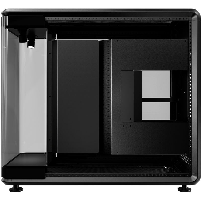 Load image into Gallery viewer, Cooler master masterframe 360 panorama showcase behuizing (zwart | 2x usb-a | 1x usb-c | rgb | tempered glass)
