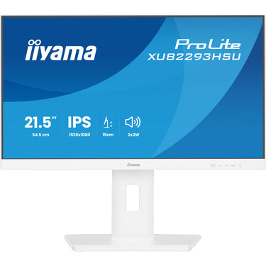 Iiyama prolite xub2293hsu-w7 21.5 monitor (wit (mat), hdmi, displayport, 2x usb-a)