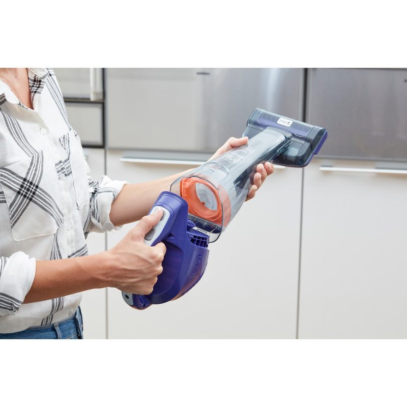 Load image into Gallery viewer, Black+decker dvb315jp 12v 1.5ah pet kruimeldief met dierenborstel handstofzuiger
