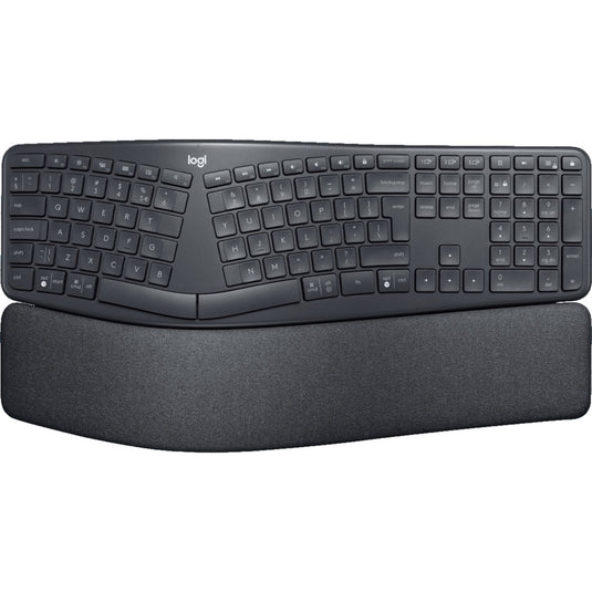 Logitech k860 ergo keyboard, toetsenbord (zwart, bluetooth, us international iso)