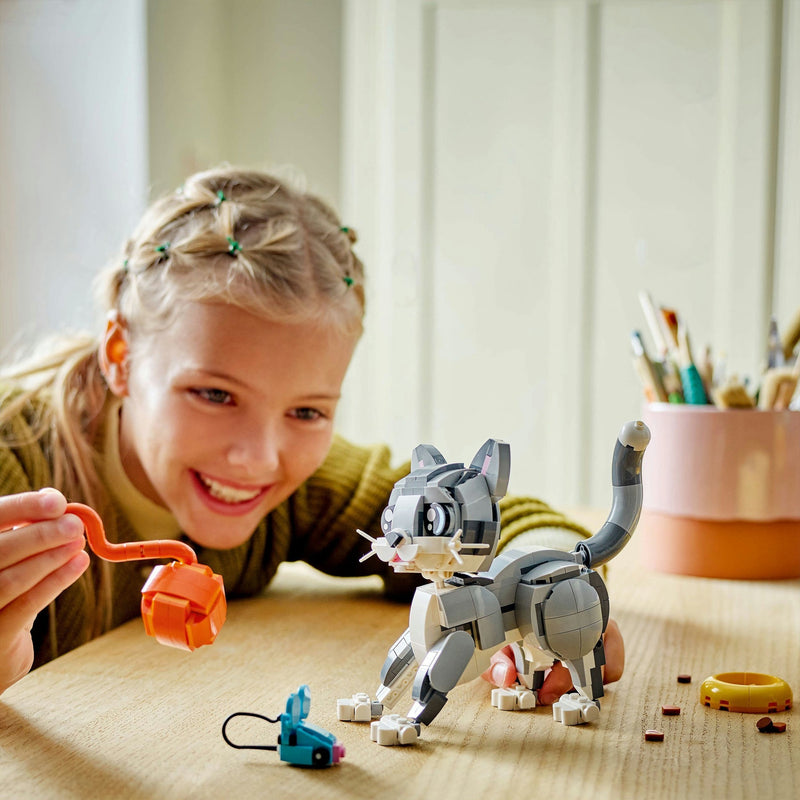 Load image into Gallery viewer, Lego creator 3in1 speelse kat, hond en duif speelgoed voor meisjes en jongens 8 jaar vanaf 31163

