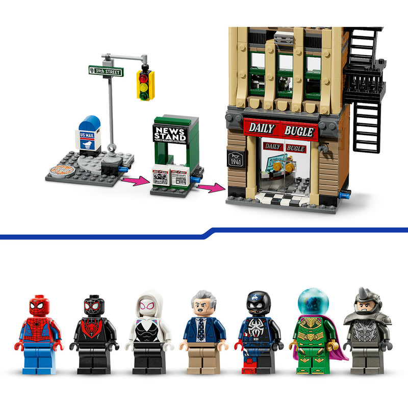 Load image into Gallery viewer, Lego marvel super heroes - spider-man vs. mysterio: de daily bugle constructiespeelgoed (76342)
